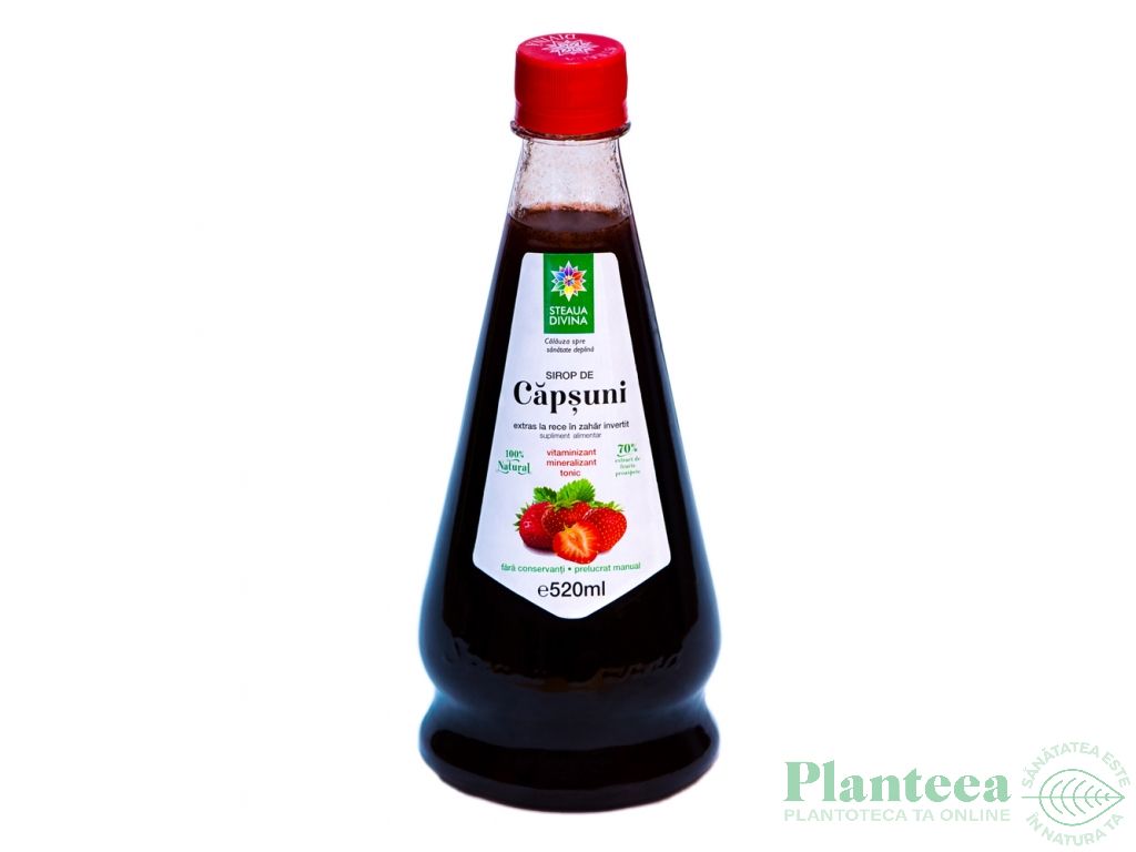 Sirop capsuni 520ml - SANTO RAPHAEL