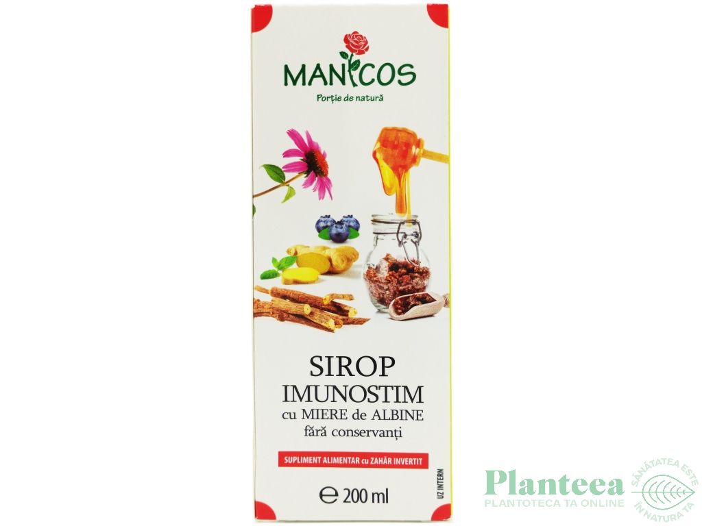 Sirop Imunostim miere 200ml - MANICOS
