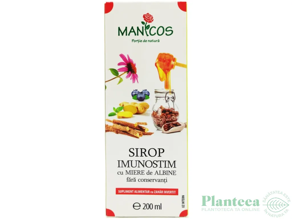 Sirop Imunostim miere 200ml - MANICOS