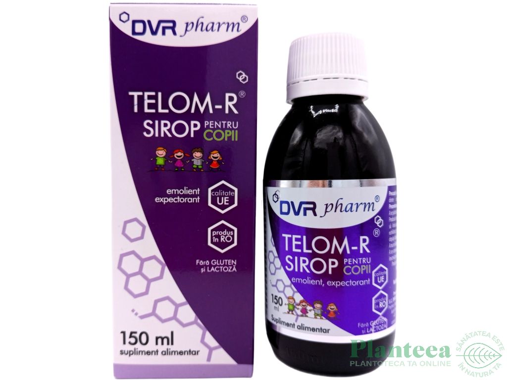 Sirop Telom R emolient expectorant copii 150ml - DVR PHARM