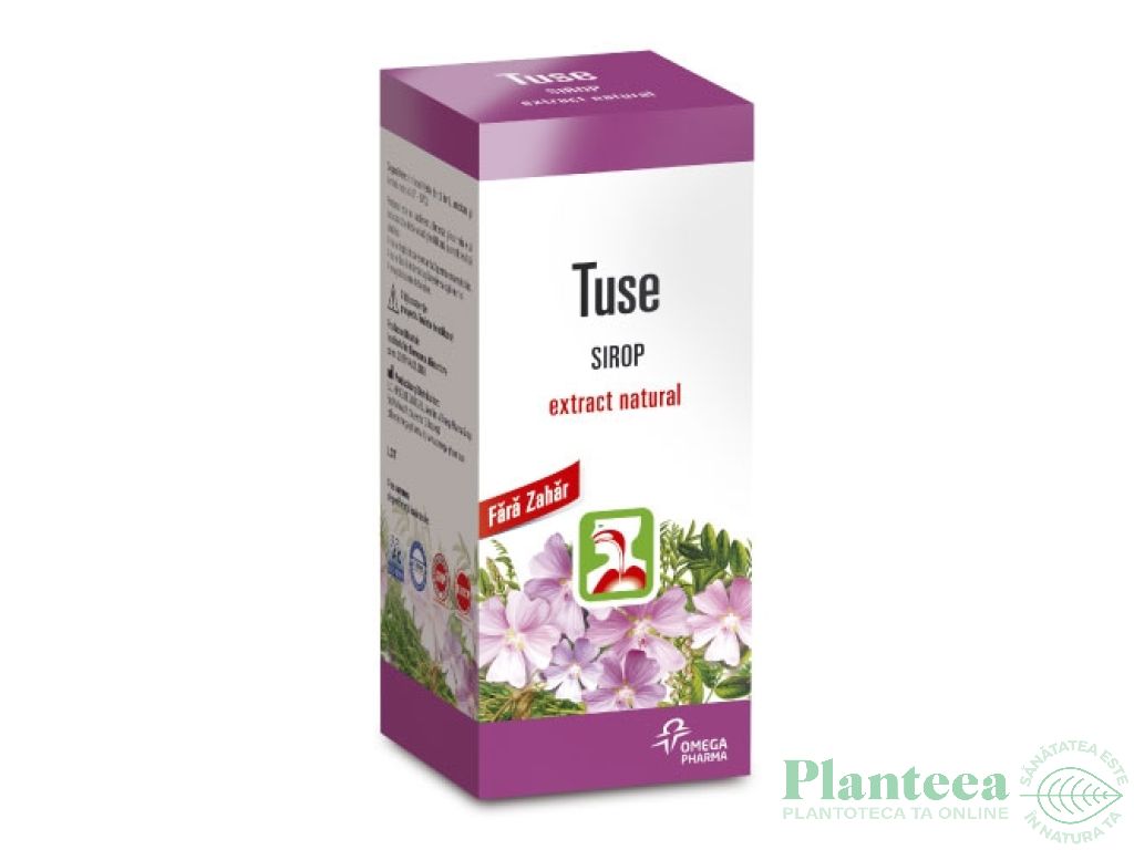 Sirop tuse fara zahar 100ml - OMEGA PHARMA