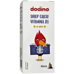 Sirop calciu D3 copii Dodino 150ml - ALEVIA