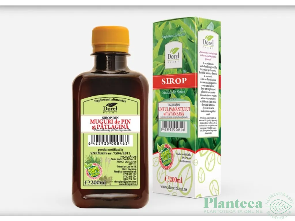 Sirop muguri pin patlagina 200ml - DOREL PLANT