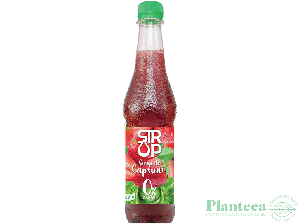 Sirop concentrat capsuni fara zahar 500ml - STROP