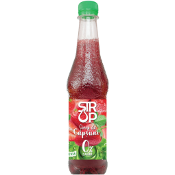 Sirop concentrat capsuni fara zahar 500ml - STROP