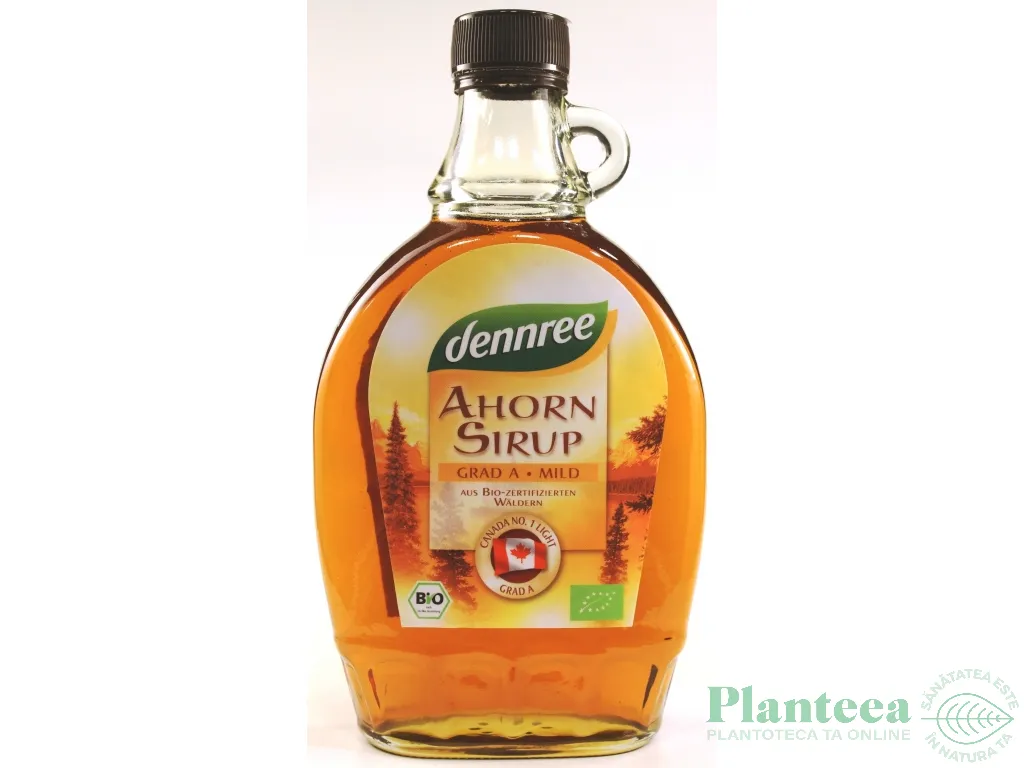 Indulcitor sirop artar grad A gust fin eco 375ml - DENNREE