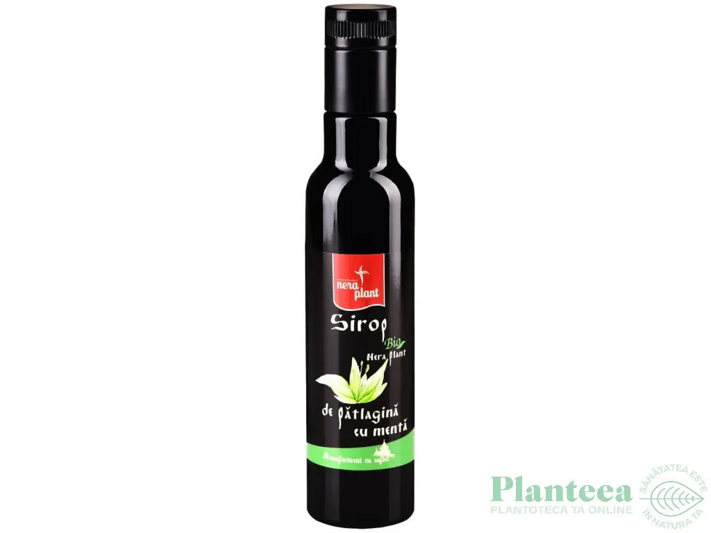 Sirop patlagina menta bio 250ml - NERA PLANT