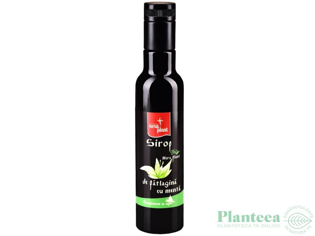 Sirop patlagina menta bio 250ml - NERA PLANT