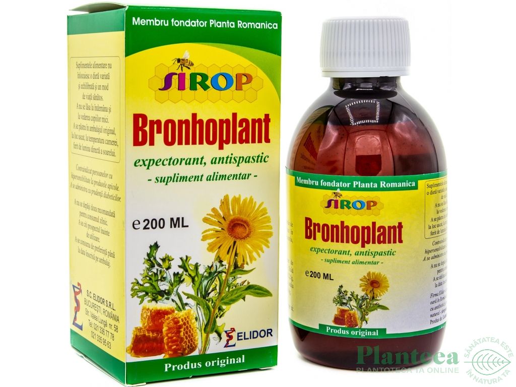 Sirop bronhoplant 200ml - ELIDOR