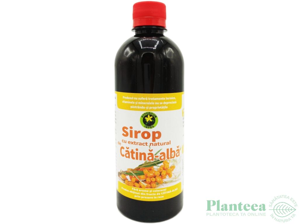 Sirop catina alba cu zahar invertit 500ml - HYPERICUM PLANT