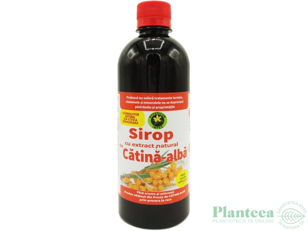 Sirop catina alba fara zahar 500ml - HYPERICUM PLANT