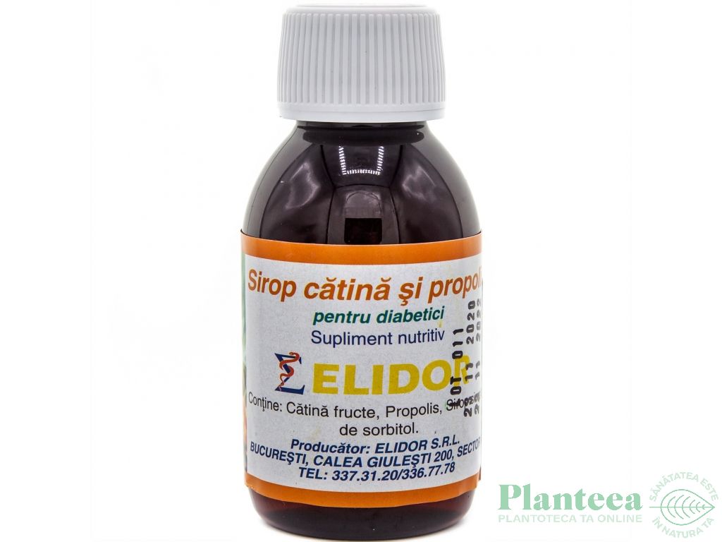 Sirop catina propolis diabetici 100ml - ELIDOR