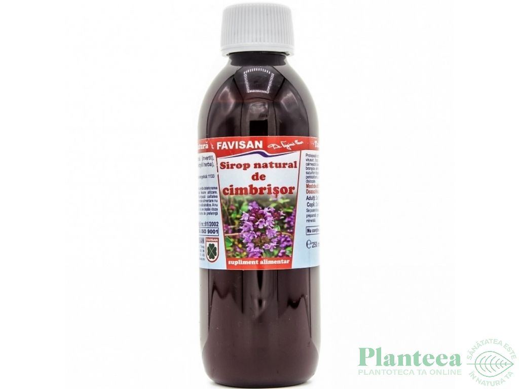 Sirop cimbrisor 250ml - FAVISAN