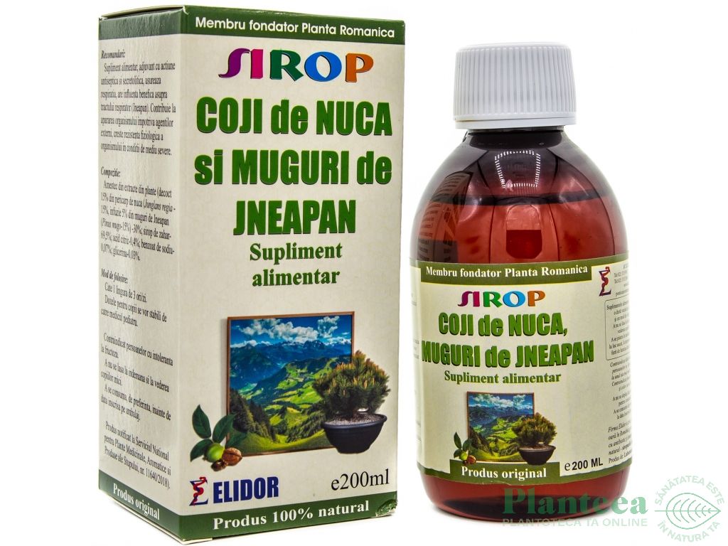 Sirop coji nuca jneapan 200ml - ELIDOR