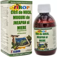 Sirop coji nuca jneapan miere 200ml - ELIDOR