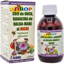 Sirop coji nuca nalba mare miere 200ml - ELIDOR