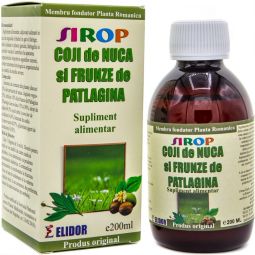 Sirop coji nuca patlagina 200ml - ELIDOR