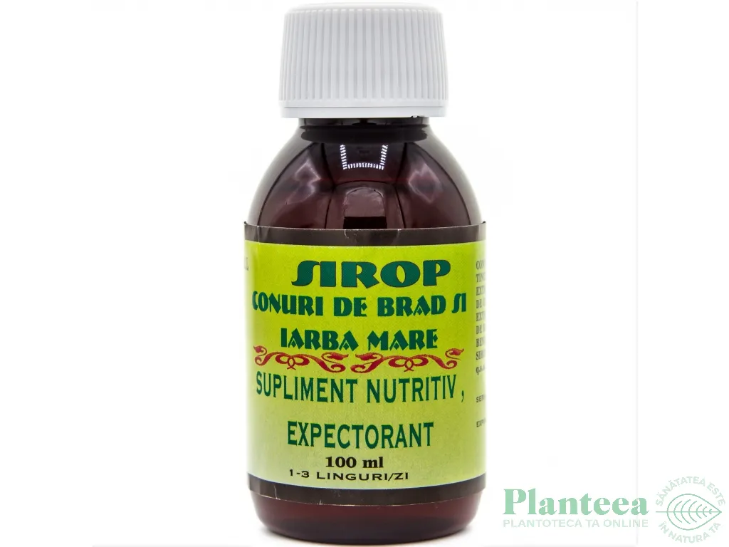 Sirop conuri brad iarba mare 100ml - ELIDOR