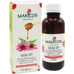 Sirop echinaceea miere 200ml - MANICOS
