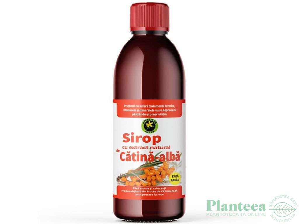 Sirop catina alba fara zahar 500ml - HYPERICUM PLANT