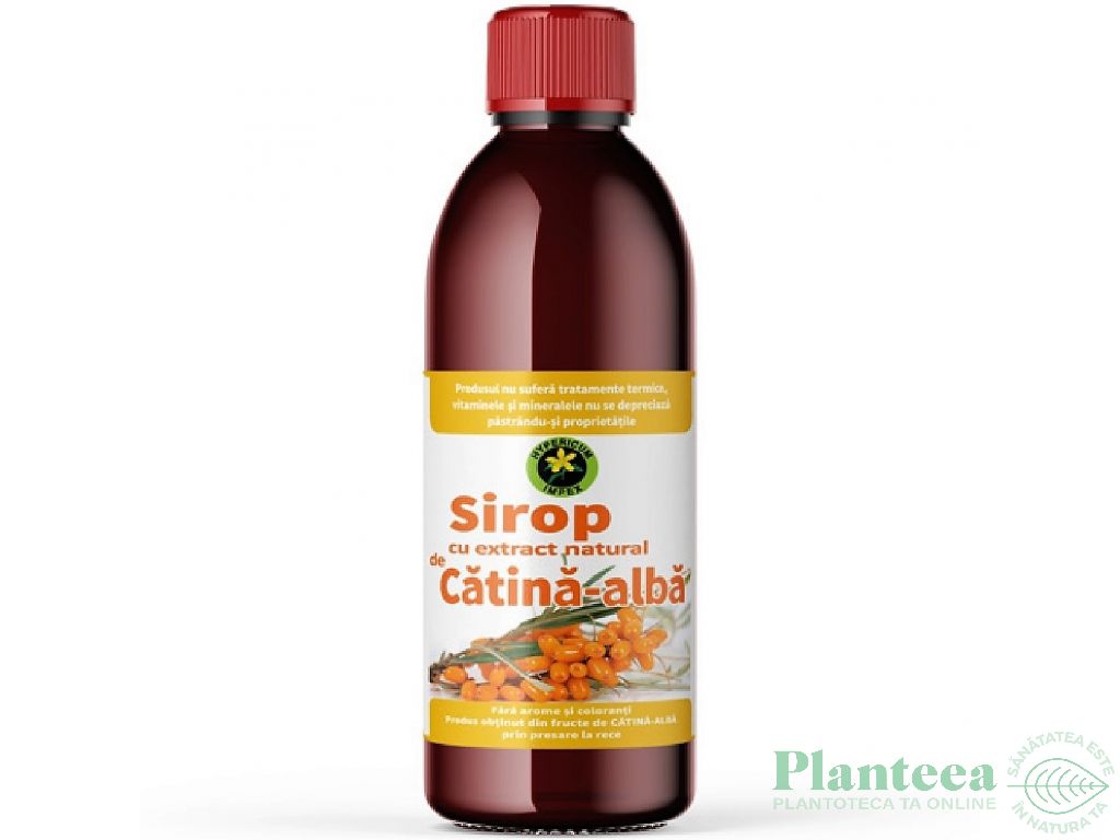 Sirop catina alba cu zahar invertit 500ml - HYPERICUM PLANT