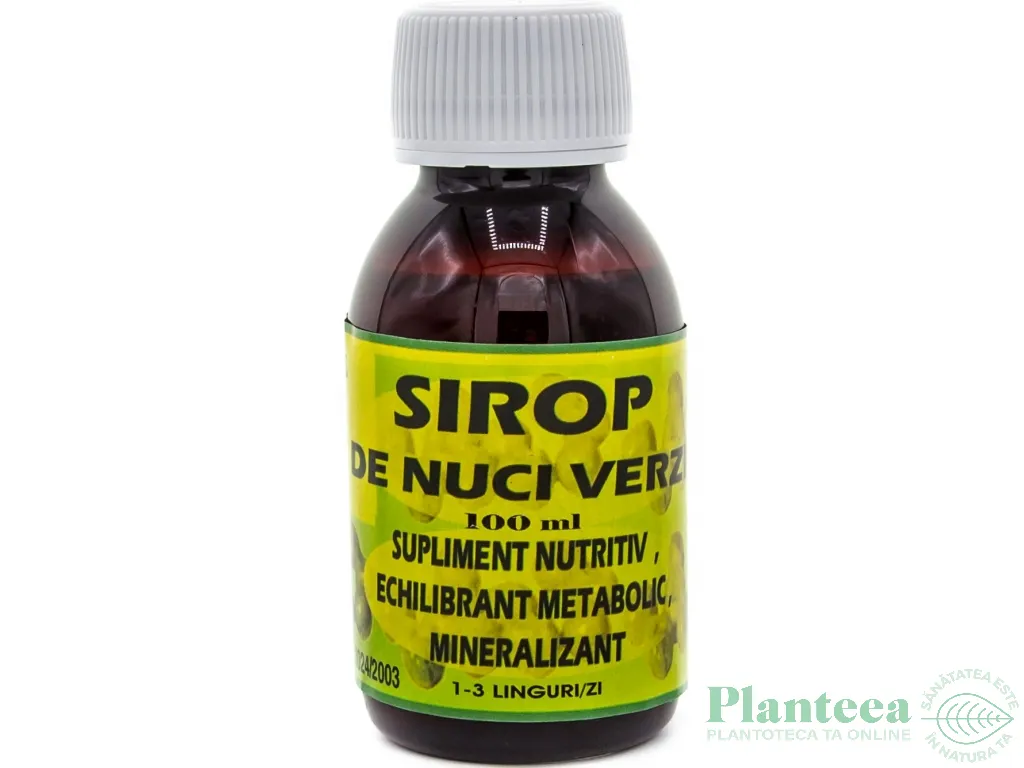 Sirop nuci verzi 100ml - ELIDOR