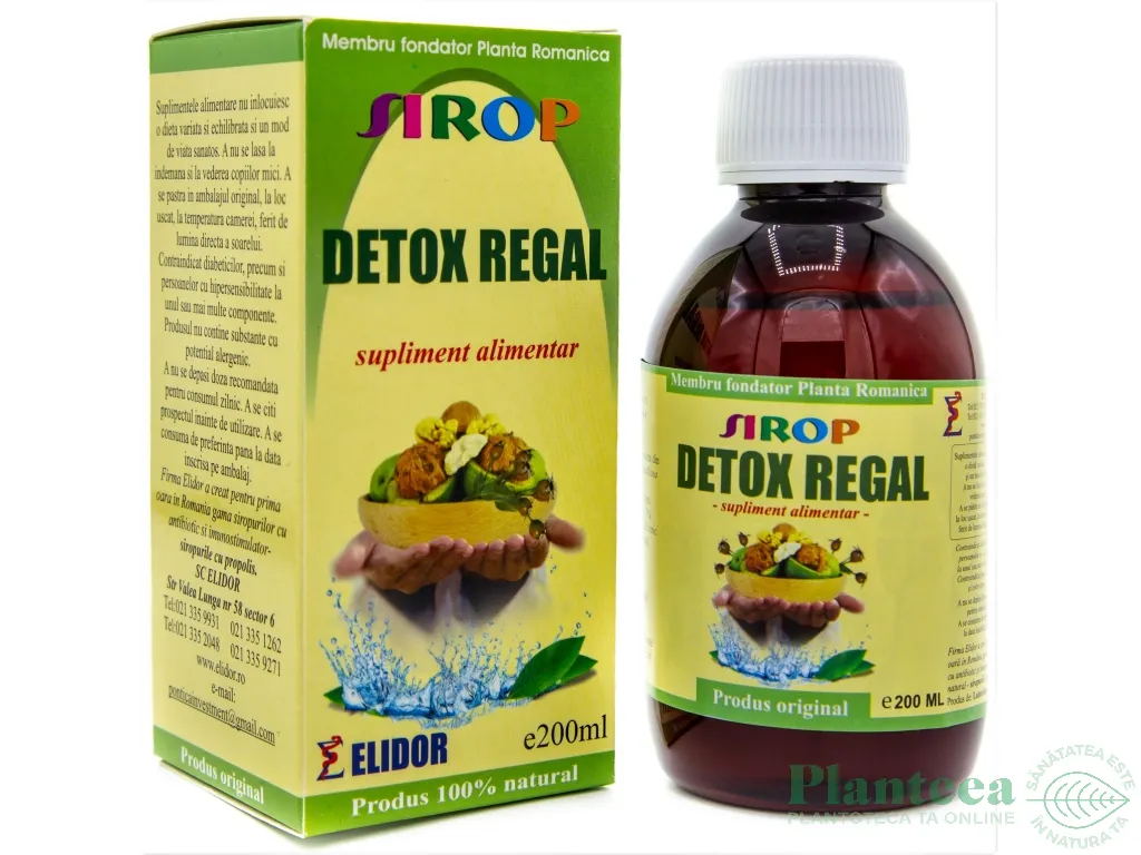 Sirop Detox regal 200ml - ELIDOR