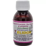 Sirop echinaceea flori soc propolis diabetici 100ml - ELIDOR