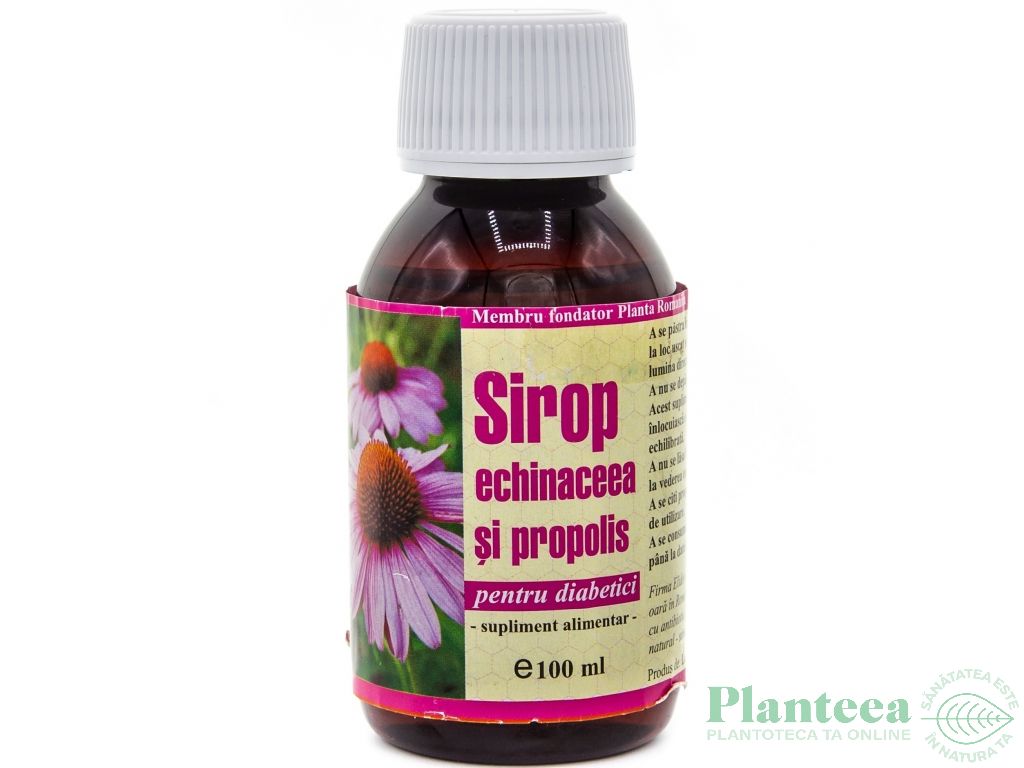 Sirop echinaceea propolis diabetici 100ml - ELIDOR