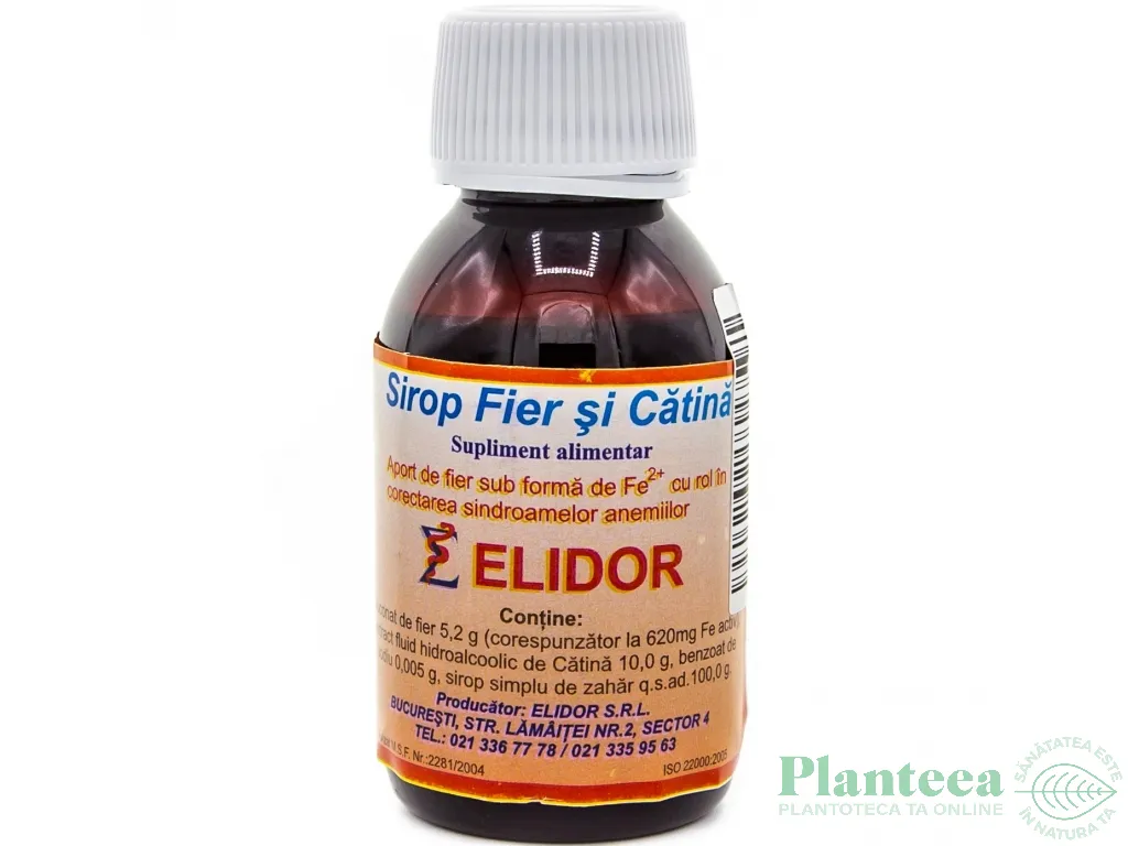 Sirop fier catina 100ml - ELIDOR