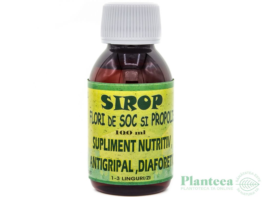 Sirop flori soc propolis 100ml - ELIDOR