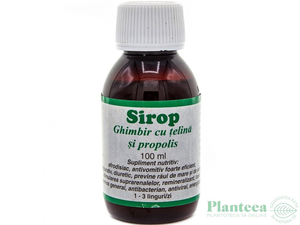 Sirop ghimbir telina propolis 100ml - ELIDOR