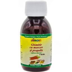 Sirop ghimbir morcov propolis 100ml - ELIDOR