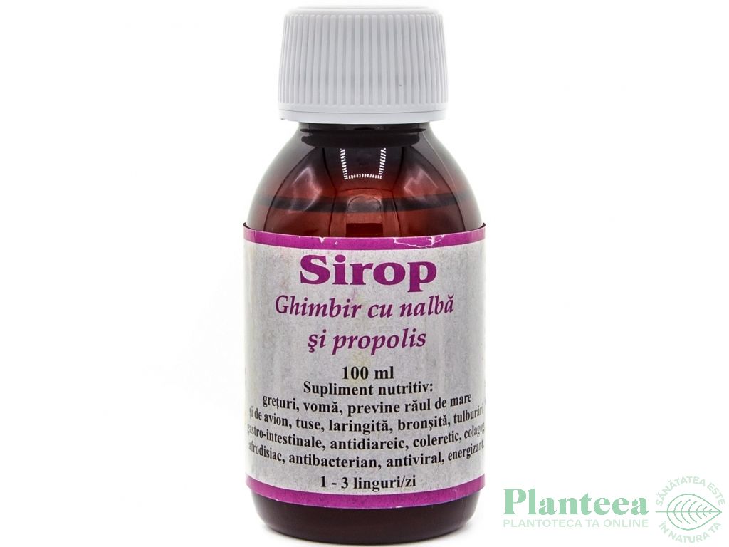 Sirop ghimbir nalba propolis 100ml - ELIDOR