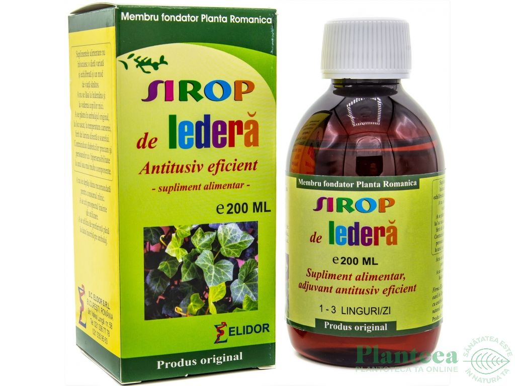 Sirop iedera [Antitusiv eficient] 200ml - ELIDOR