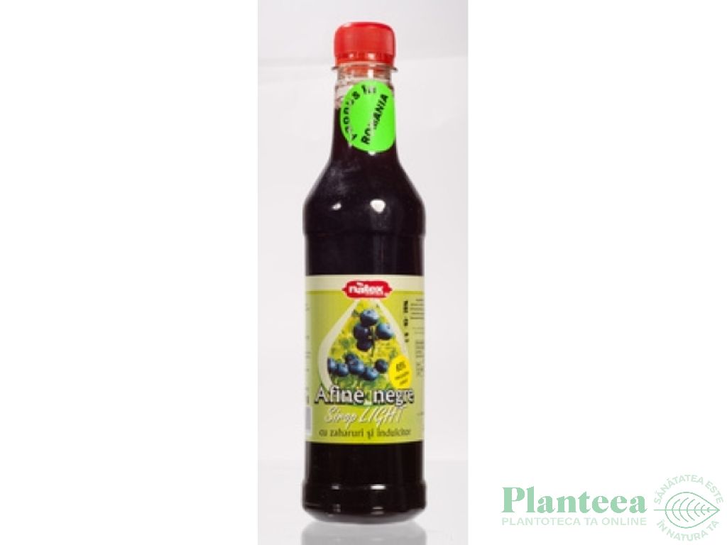 Sirop afine negre light 500ml - NATEX