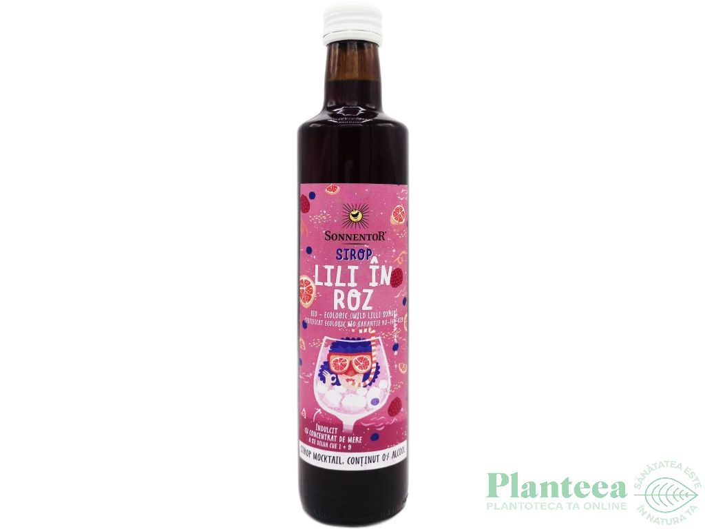 Sirop concentrat Lili In Roz fara zahar eco 500ml - SONNENTOR