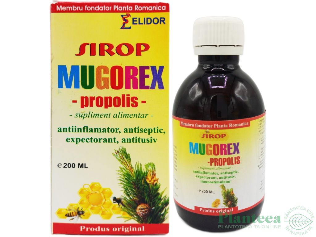 Sirop mugorex propolis 200ml - ELIDOR