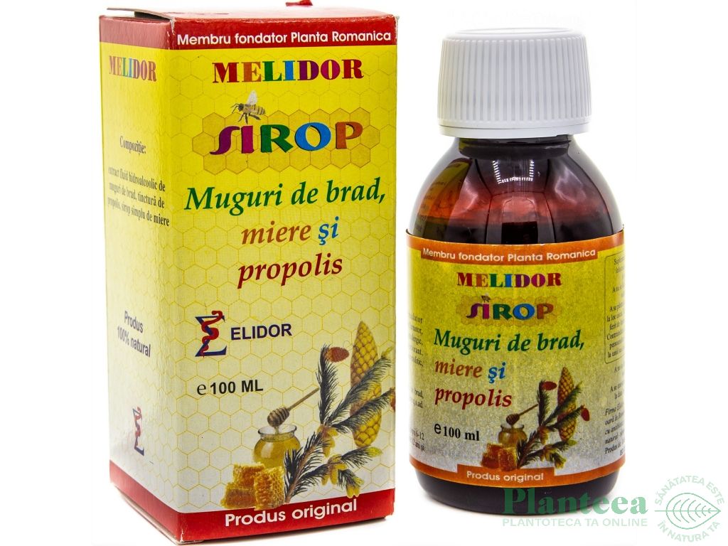 Sirop muguri brad miere propolis 100ml - ELIDOR