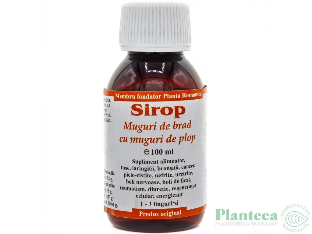 Sirop muguri brad plop 100ml - ELIDOR