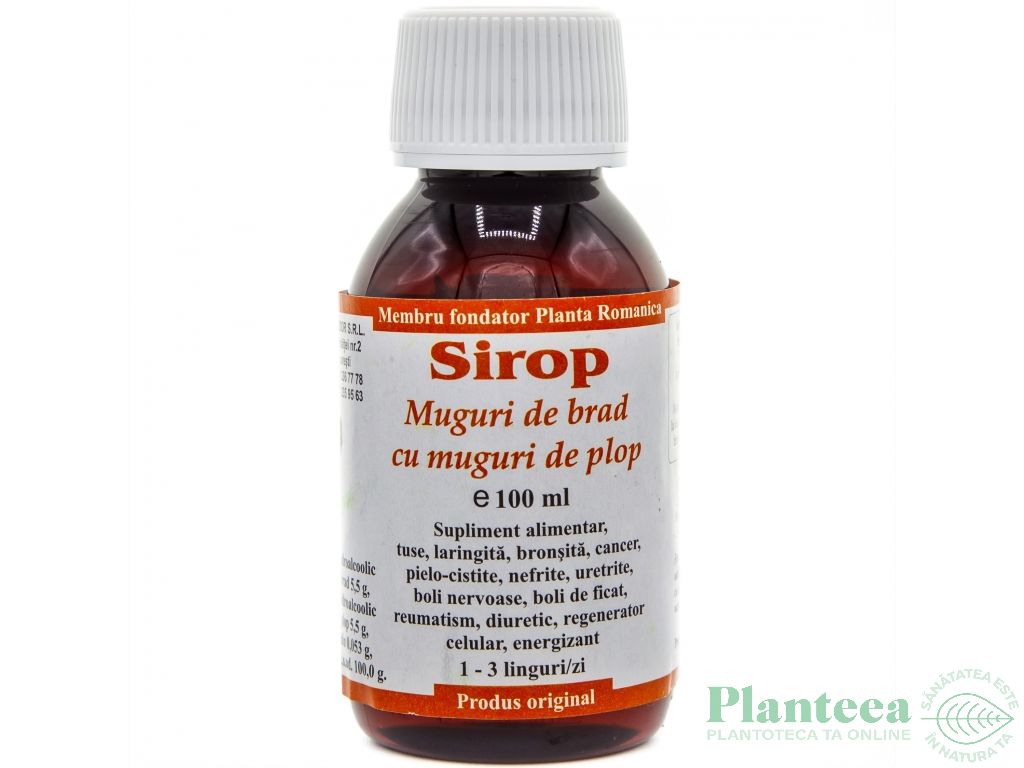 Sirop muguri brad plop 100ml - ELIDOR