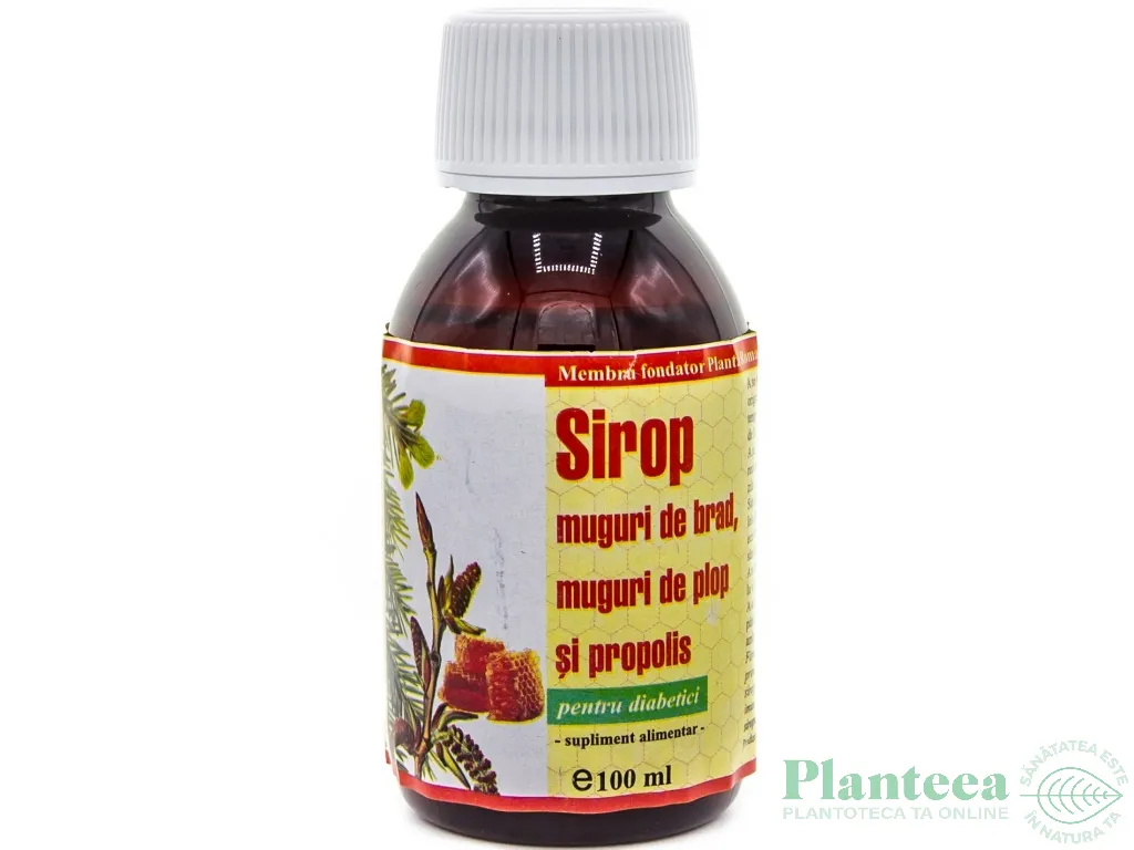 Sirop muguri brad plop propolis diabetici 100ml - ELIDOR