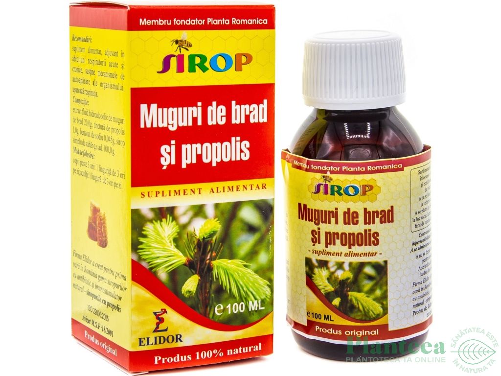 Sirop muguri brad propolis 100ml - ELIDOR