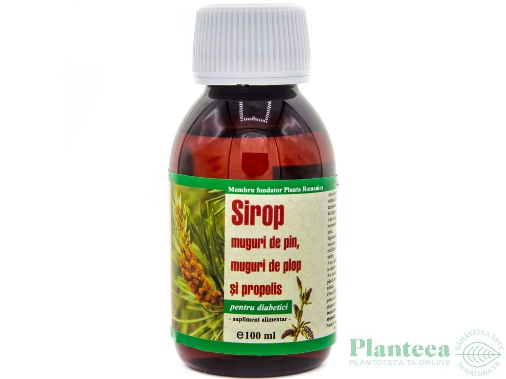 Sirop muguri pin plop propolis diabetici 100ml - ELIDOR