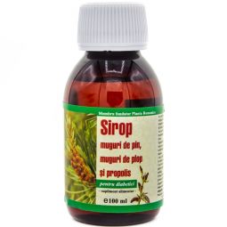 Sirop muguri pin plop propolis diabetici 100ml - ELIDOR