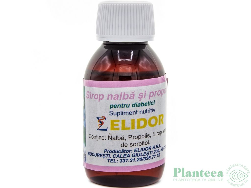 Sirop nalba propolis diabetici 100ml - ELIDOR