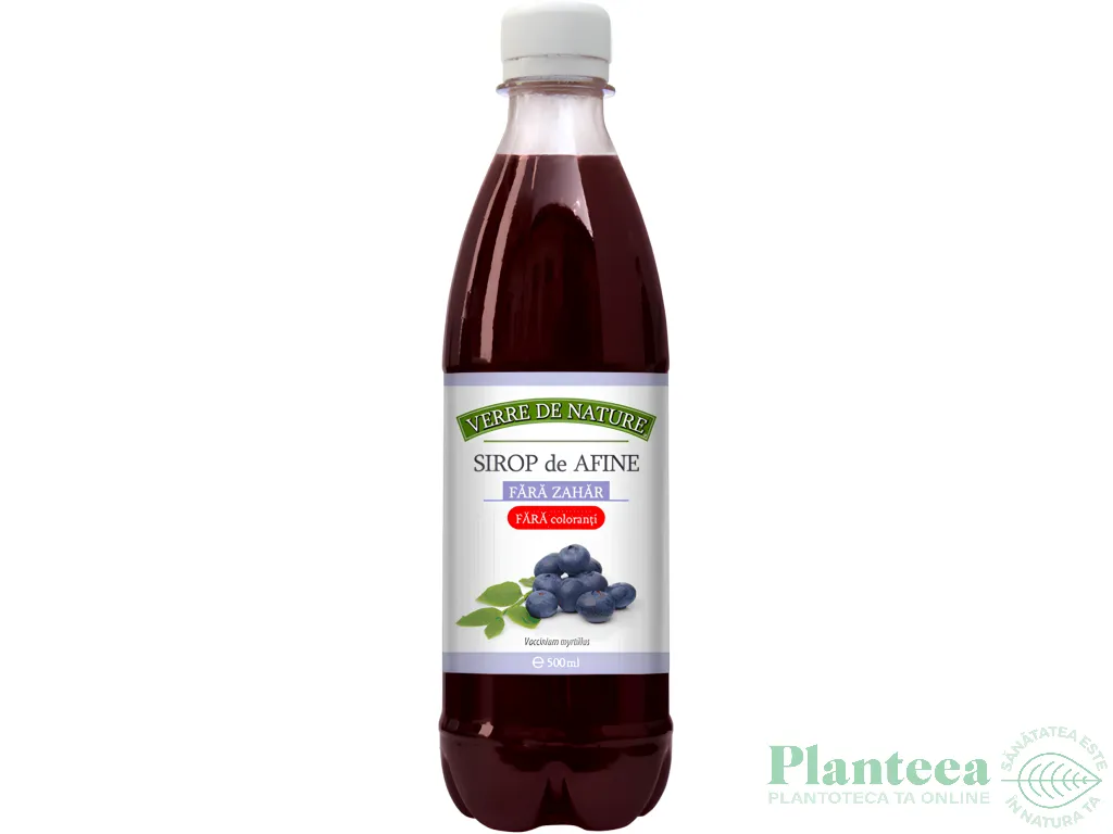 Sirop afine fara zahar 500ml - MANICOS
