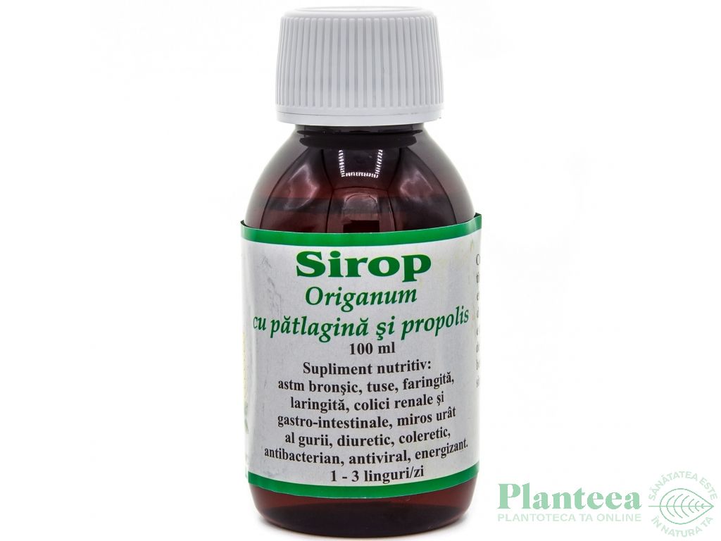 Sirop origanum patlagina propolis 100ml - ELIDOR