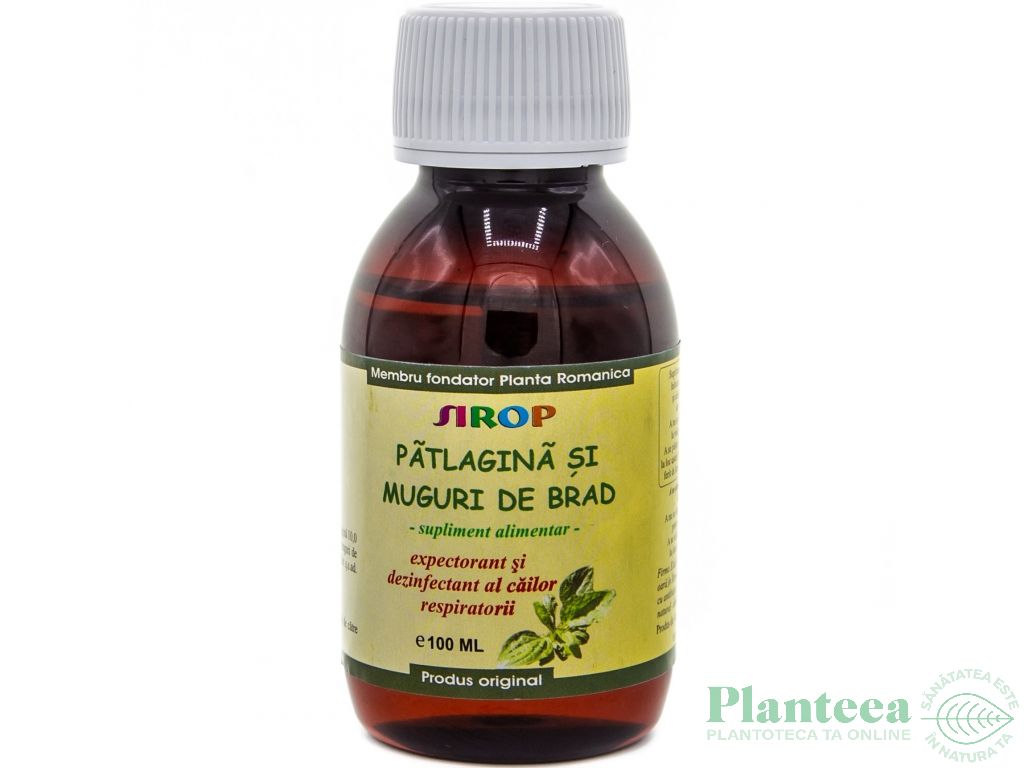 Sirop patlagina brad 100ml - ELIDOR