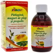 Sirop patlagina plop propolis 200ml - ELIDOR